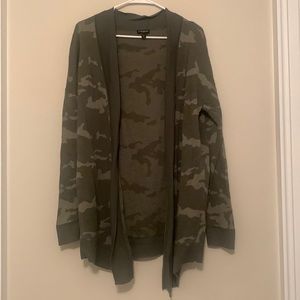Express Camo Cardigan